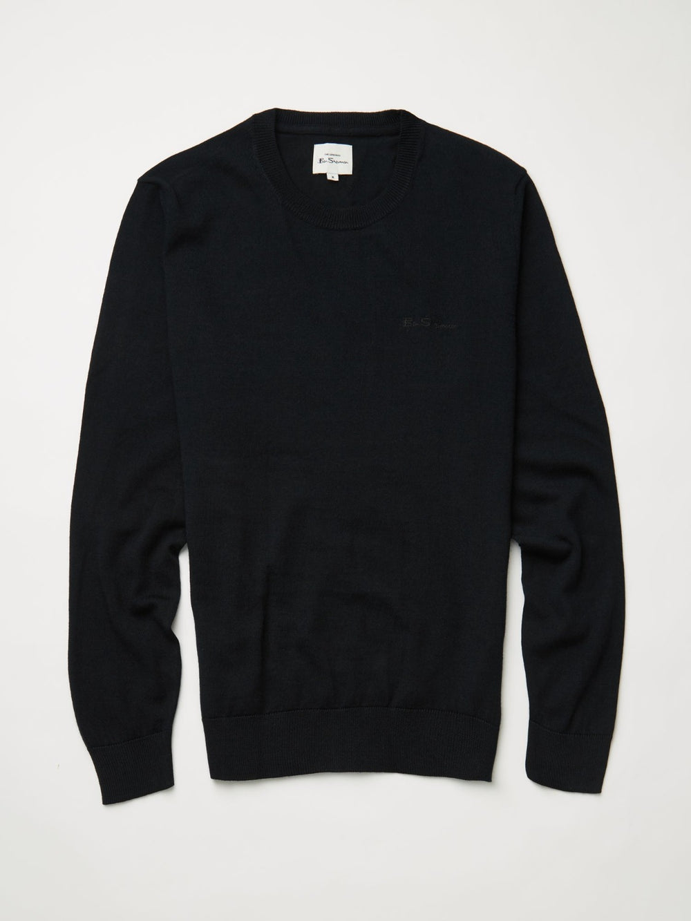 Pleteniny Ben Sherman Signature Crewneck Čierne | SUWVE2038