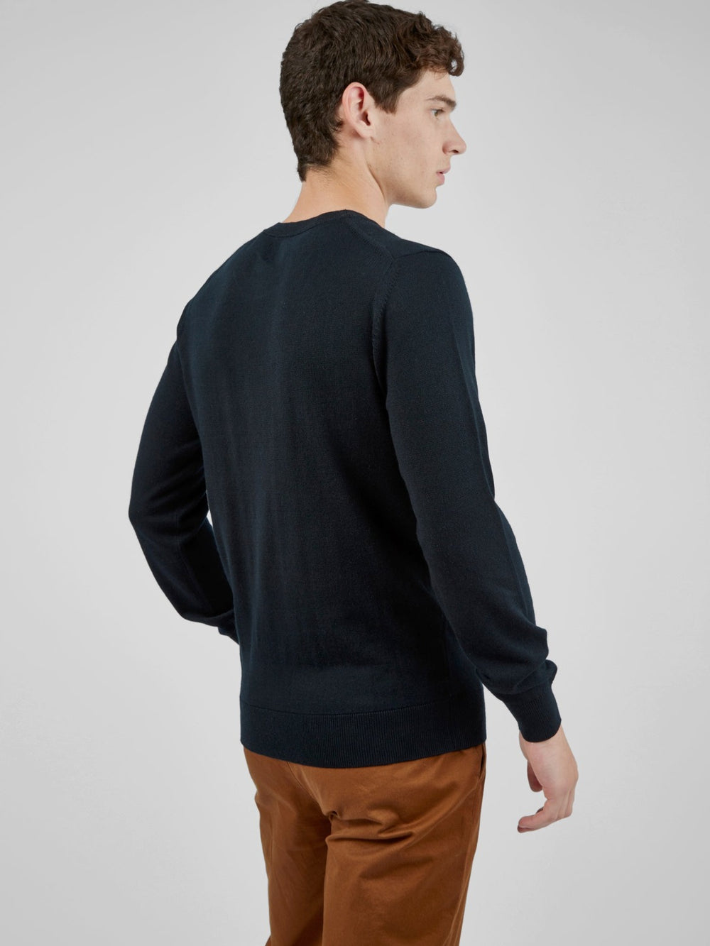 Pleteniny Ben Sherman Signature Crewneck Čierne | SUWVE2038