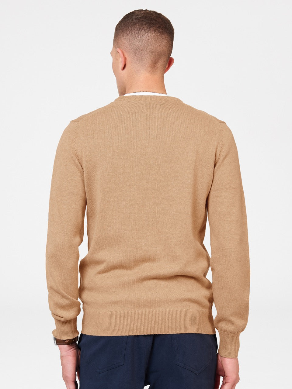 Pleteniny Ben Sherman Signature Crewneck Siva | RLMDB7580