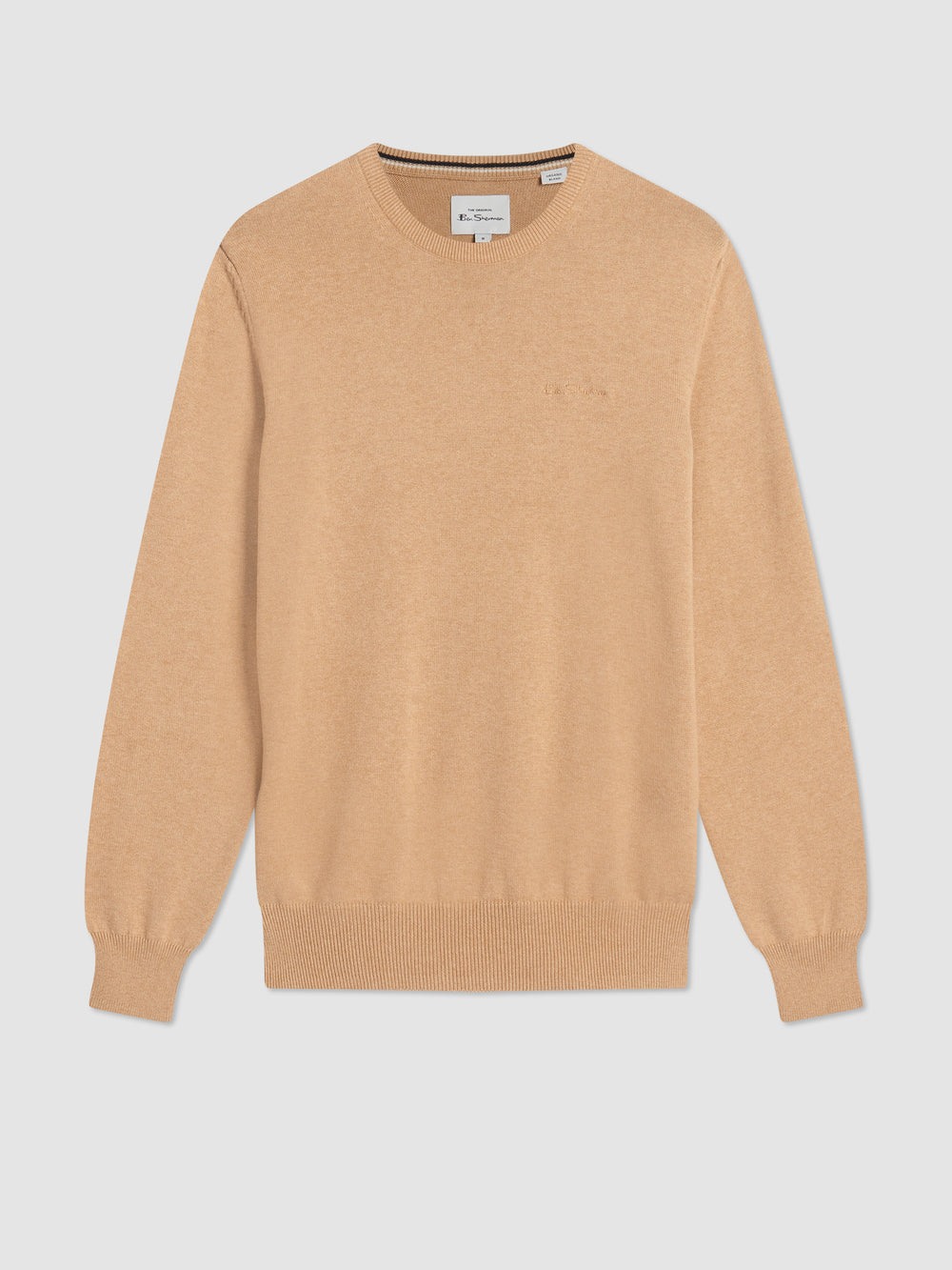 Pleteniny Ben Sherman Signature Crewneck Siva | RLMDB7580