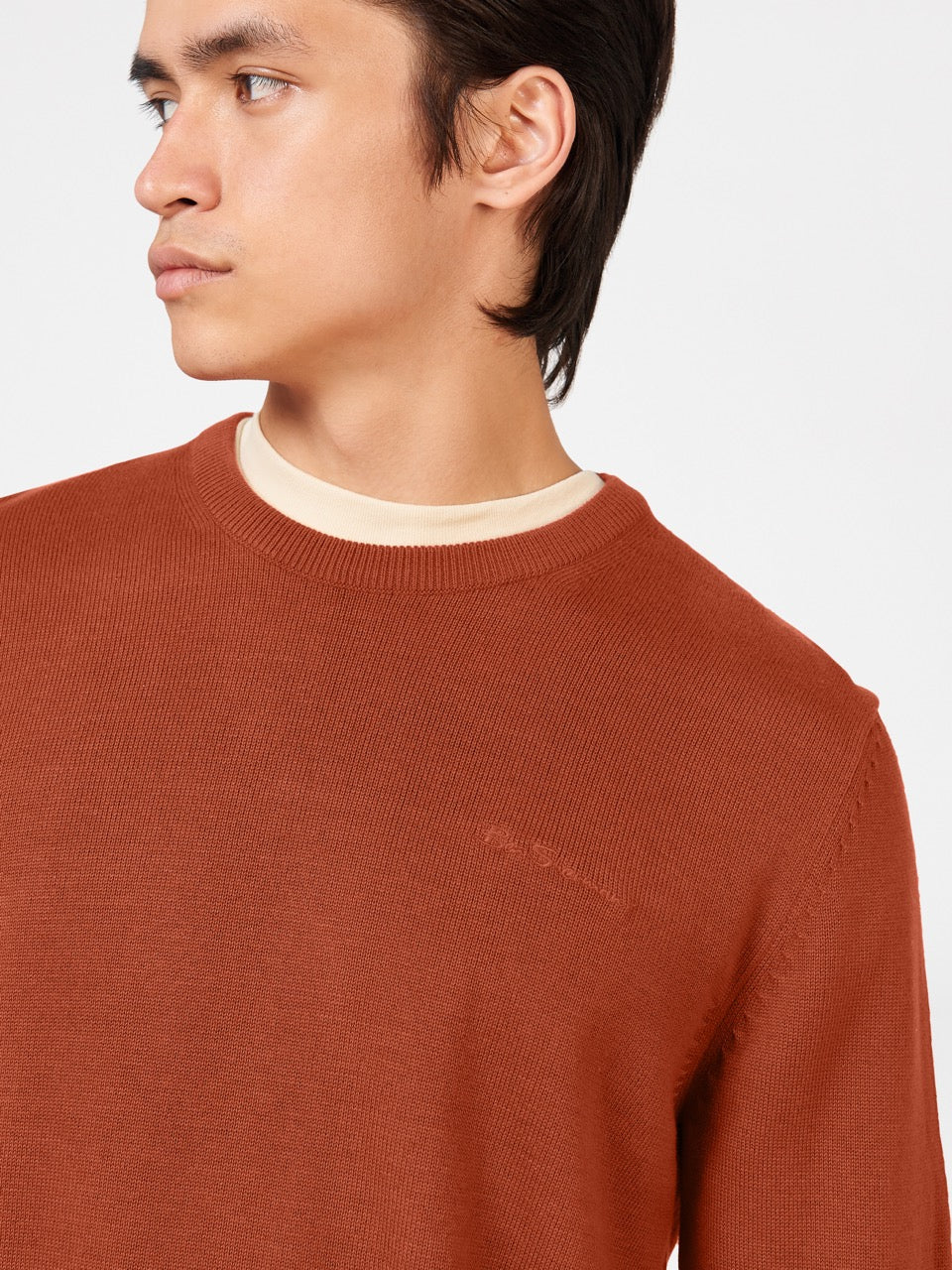 Pleteniny Ben Sherman Signature Crewneck Oranžové | JNZRX7356