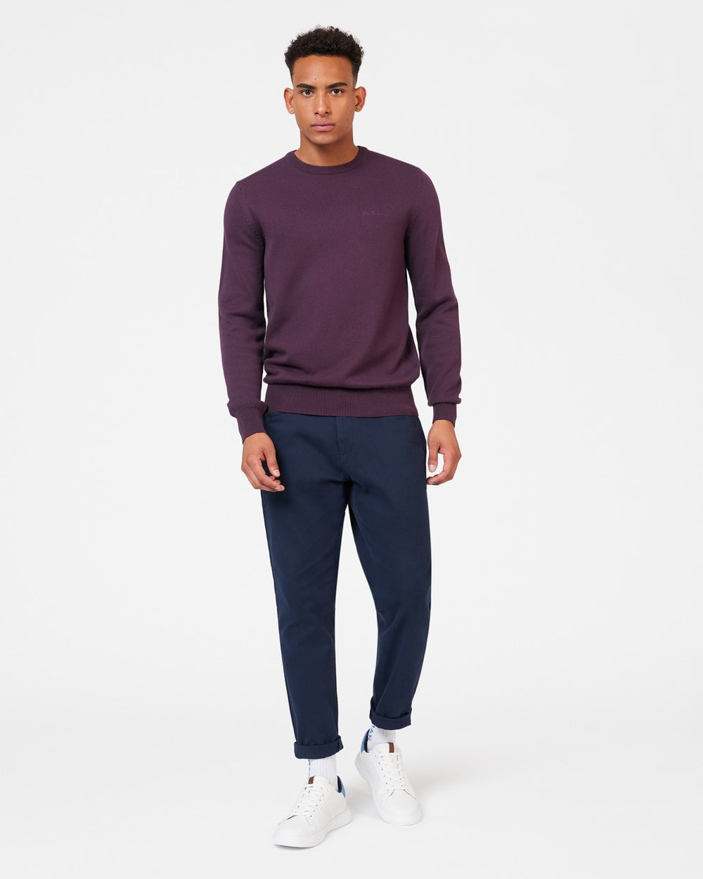 Pleteniny Ben Sherman Signature Crewneck Nachový | LZKAY8632