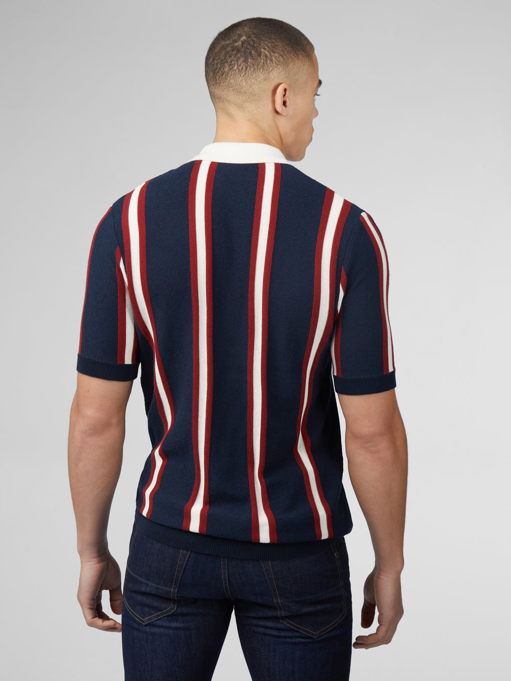 Pleteniny Ben Sherman Signature Mod Rugby Námornícka Modrá | PWOCT8719