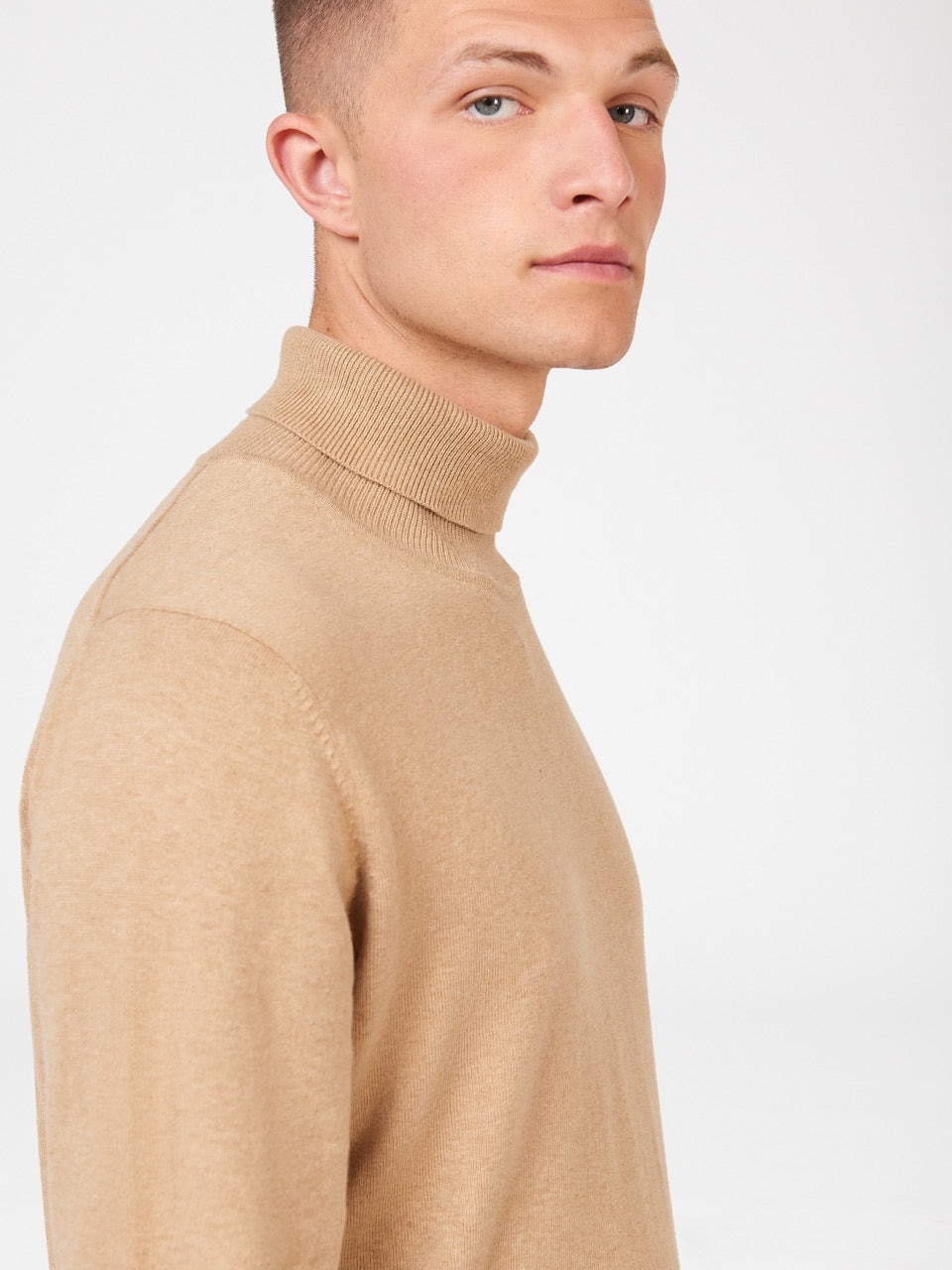 Pleteniny Ben Sherman Signature Roll Neck Siva | EJHUA9618