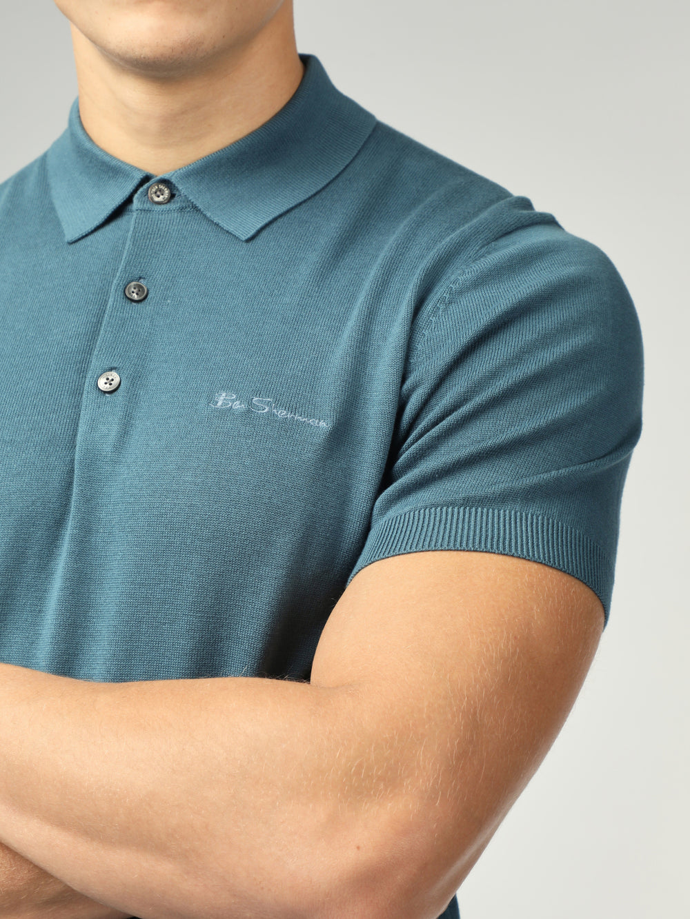 Pleteniny Ben Sherman Signature Short Sleeve Polo Tyrkysové | FWNHM4961