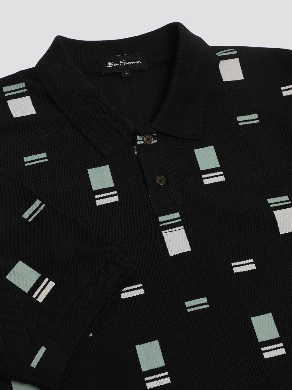 Polokosele Ben Sherman B by Ben Sherman Scatter Chequerboard Mod Stripe Čierne | LEUGN1574