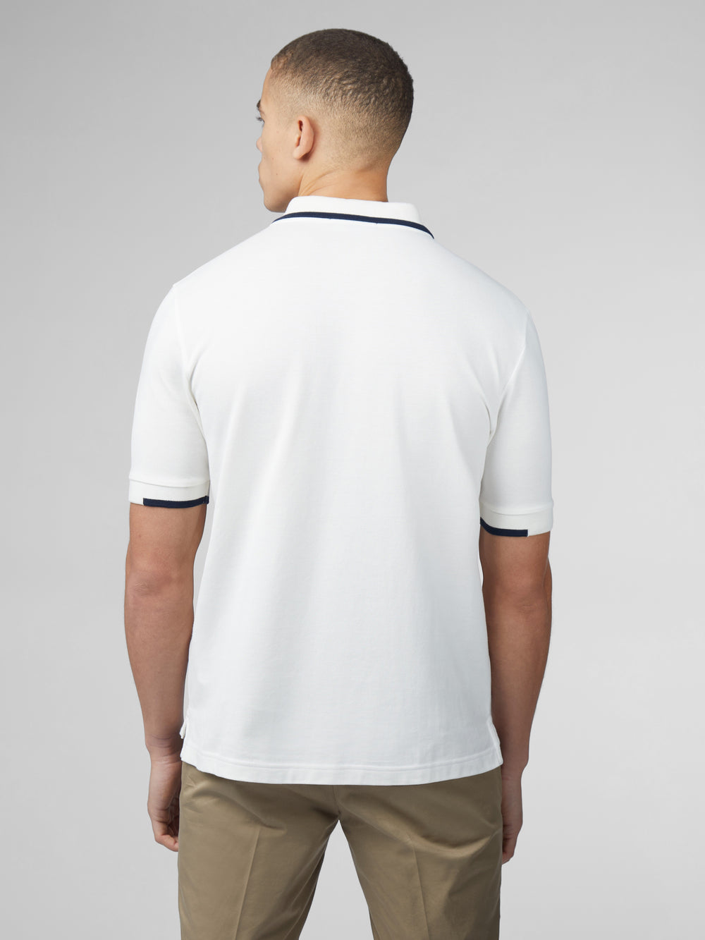 Polokosele Ben Sherman B by Ben Sherman Sports Club Embroidered Biele | MKEAR6438