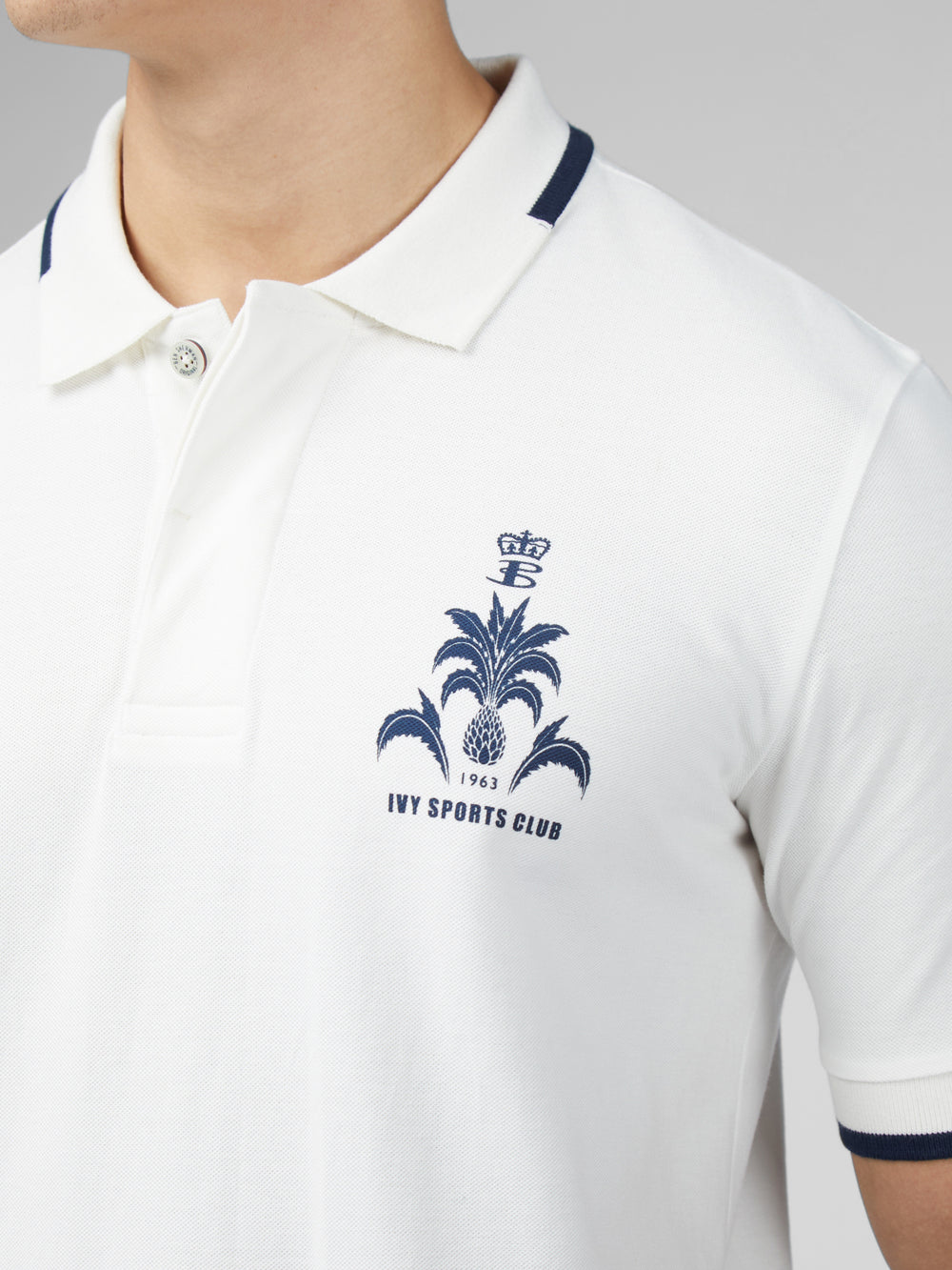 Polokosele Ben Sherman B by Ben Sherman Sports Club Embroidered Biele | MKEAR6438