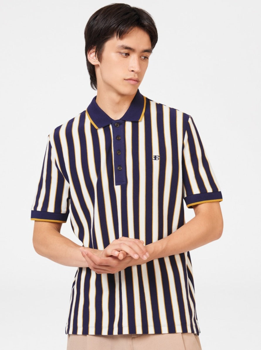 Polokosele Ben Sherman B by Ben Sherman Vertical Stripe Nachový | XGBKY8541