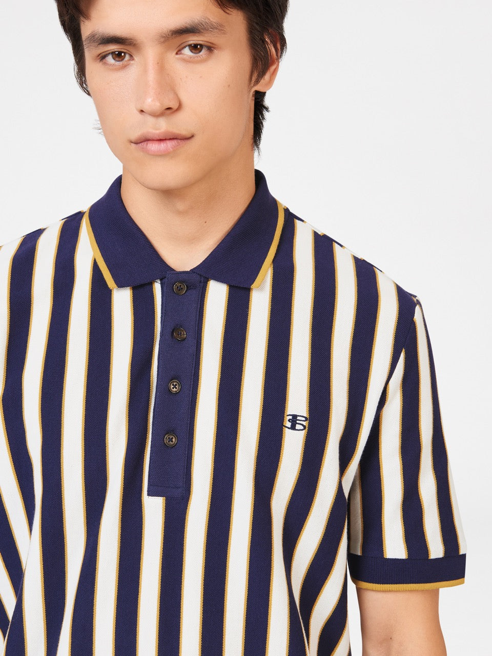 Polokosele Ben Sherman B by Ben Sherman Vertical Stripe Nachový | XGBKY8541