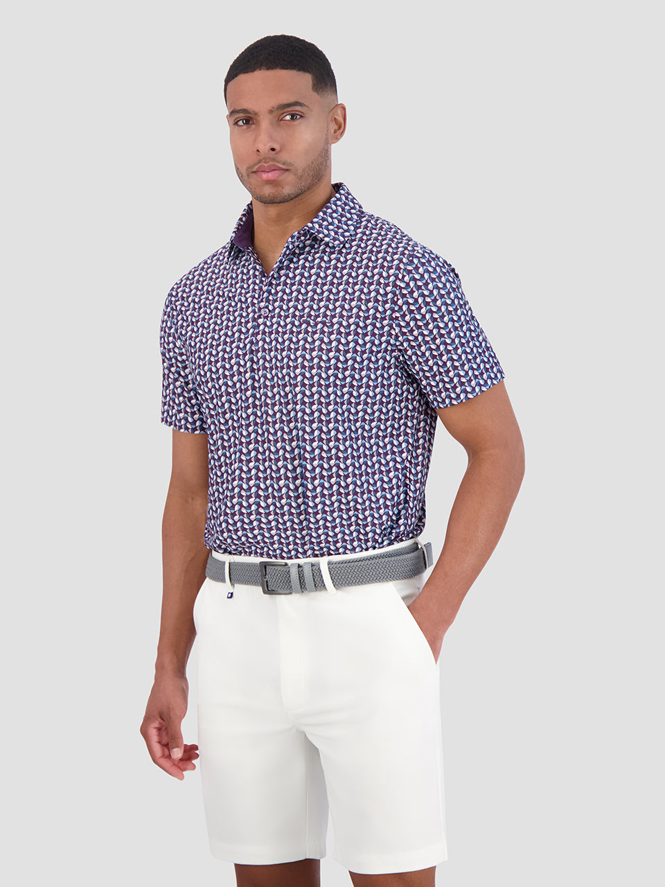 Polokosele Ben Sherman Bauhaus Geo Tech Jersey Sports Fit Nachový | QAGCL5362