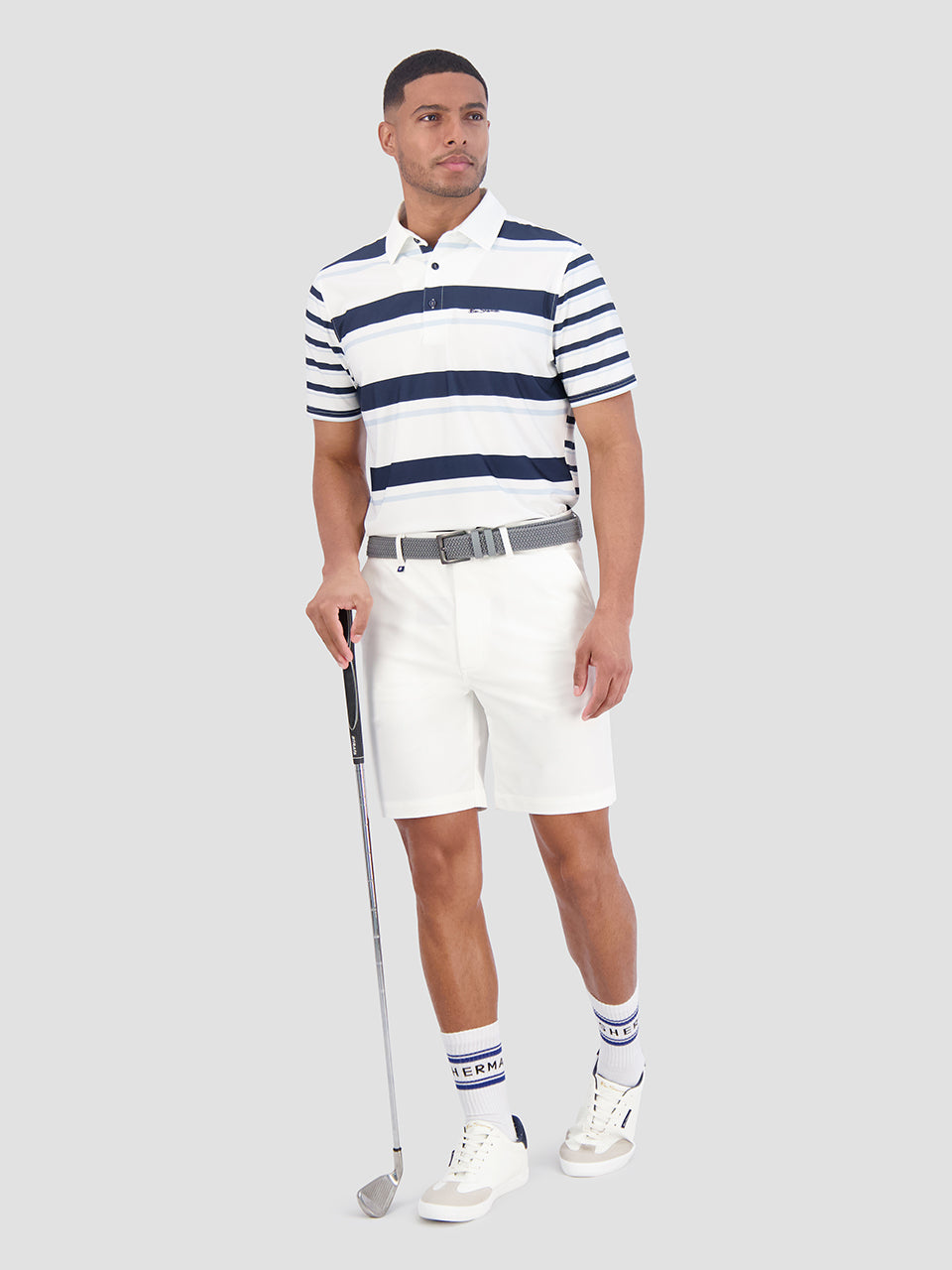 Polokosele Ben Sherman Mixed Mod Stripes Tech Jersey Sports Fit Modre | IVDCJ6475