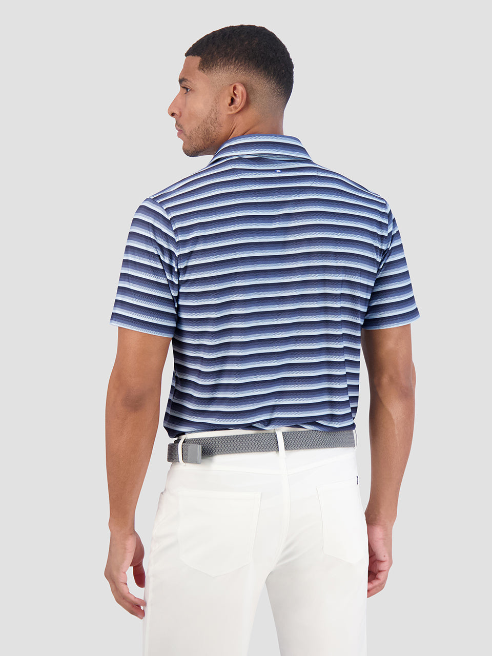 Polokosele Ben Sherman Multi Stripe Tech Jersey Sports Fit Námornícka Modrá | WBXZG9610