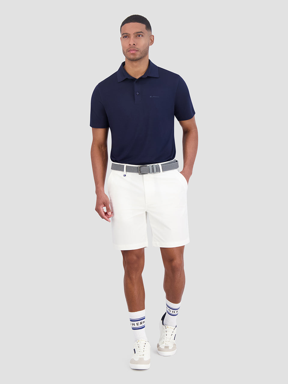 Polokosele Ben Sherman Solid Air Pique Sports Fit Námornícka Modrá | WIGDB3284