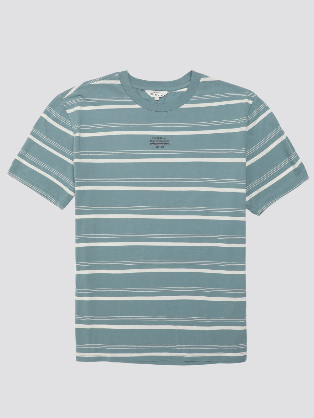 Tricko Ben Sherman Fine Stripe Modre | CMNHS0793