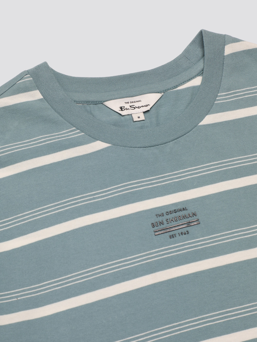 Tricko Ben Sherman Fine Stripe Modre | CMNHS0793