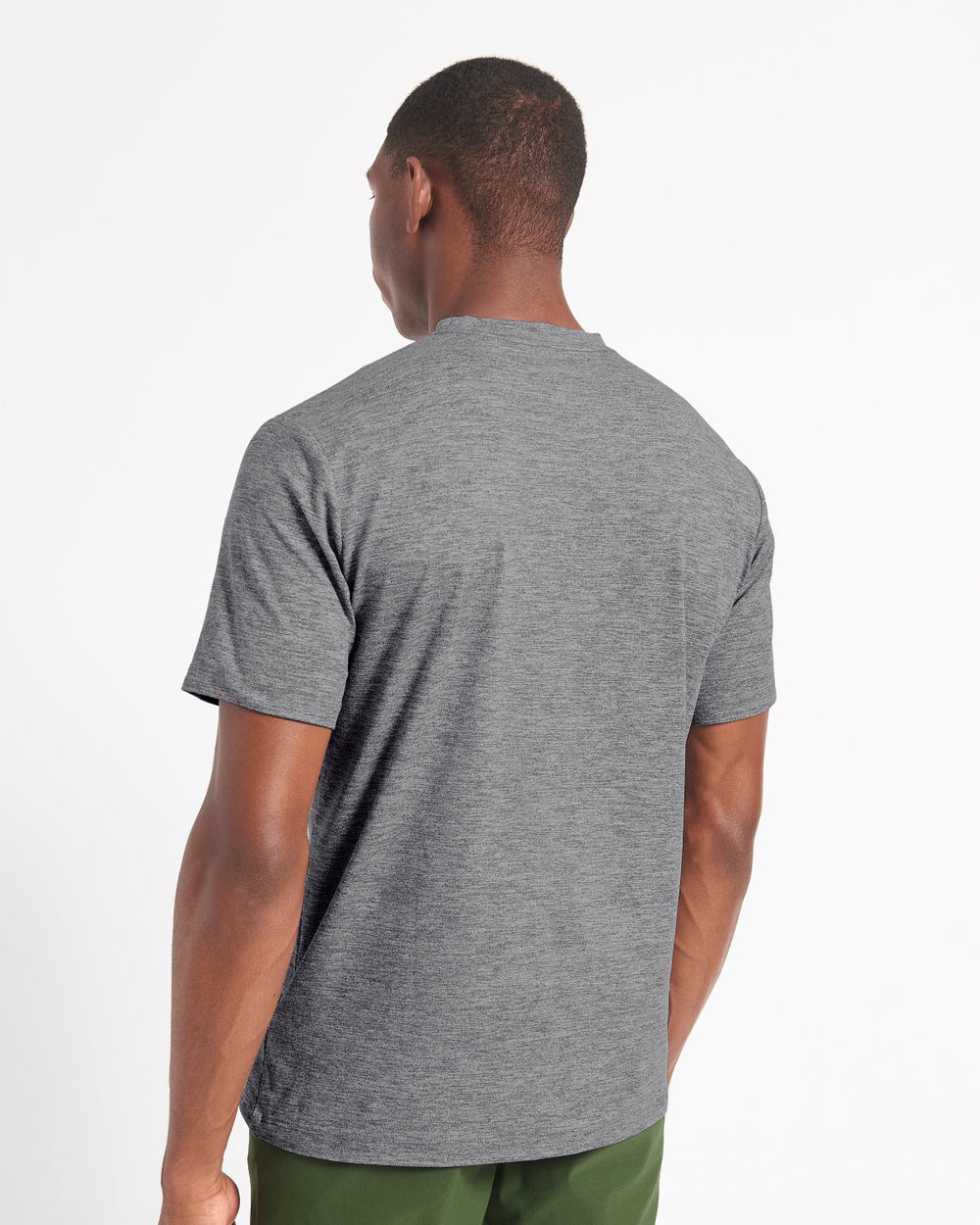 Tricko Ben Sherman Performance Stretch Marl Siva | CGTBQ4069