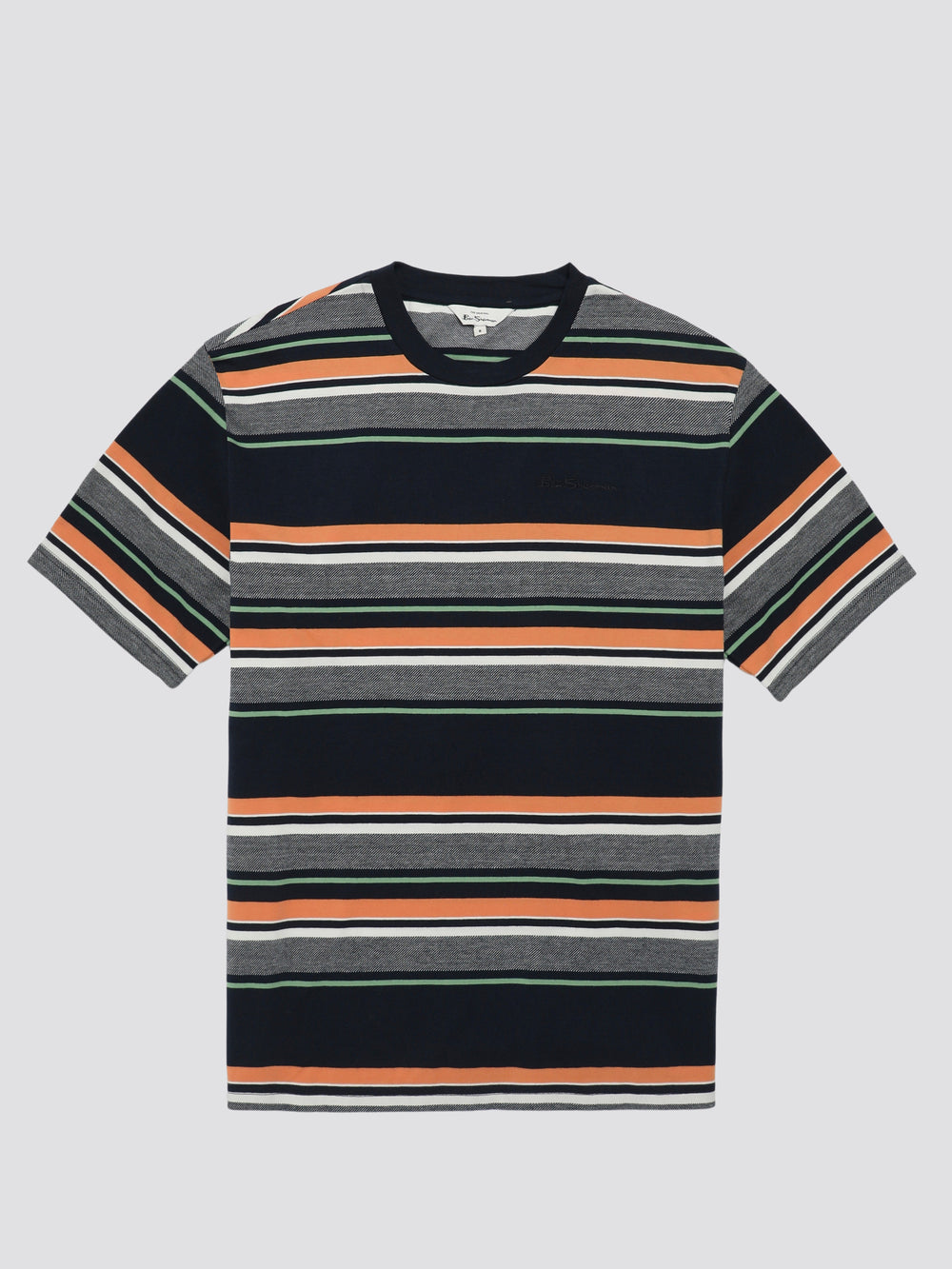 Tricko Ben Sherman Signature Engineered Stripe Námornícka Modrá | SVUBA7516