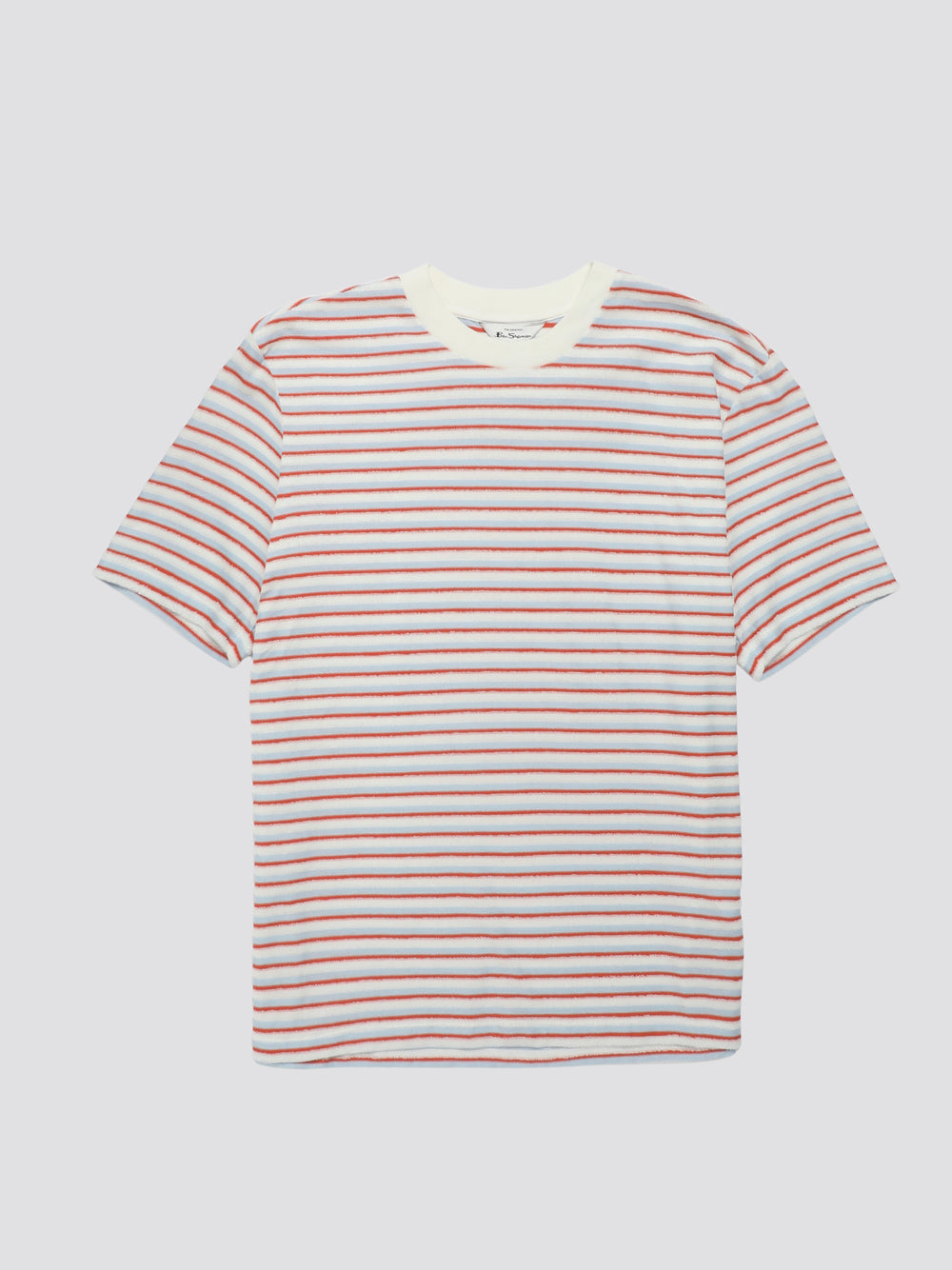 Tricko Ben Sherman Signature Loopback Stripe Modre | UXREF7981