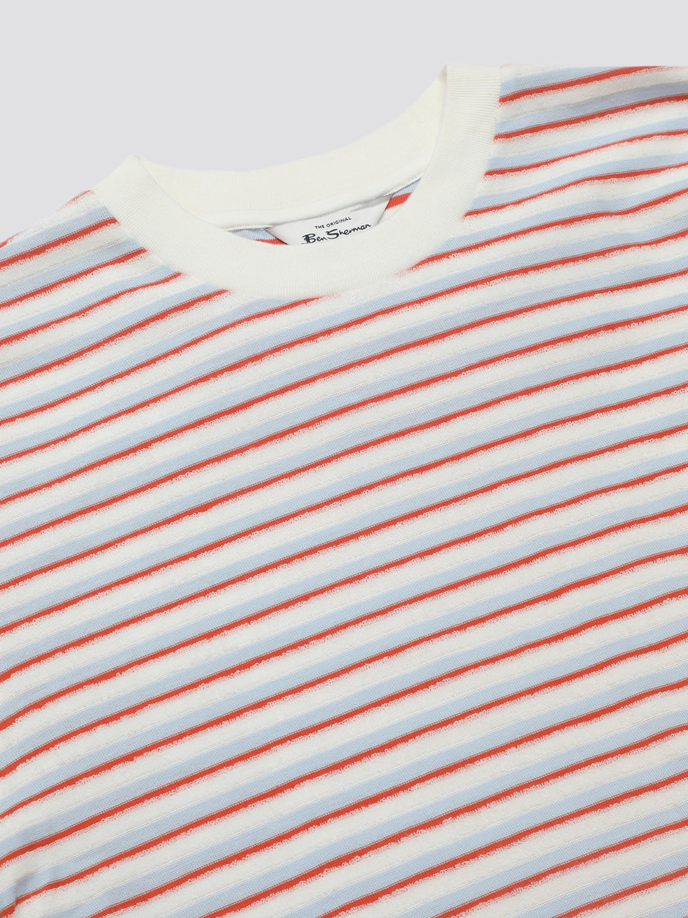 Tricko Ben Sherman Signature Loopback Stripe Modre | UXREF7981